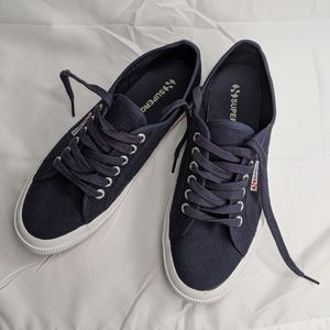 Superga Royal Blue Canvas Women's Size 9.5
